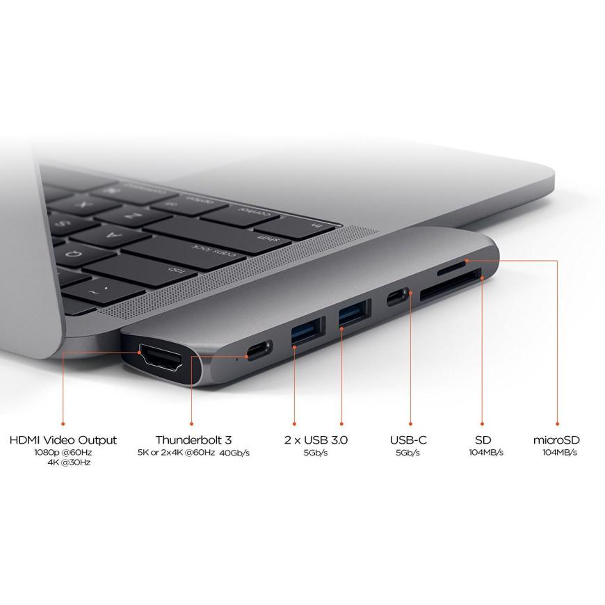 USB-Хаб Satechi Pro Hub с USB-C (ST-CMBP)